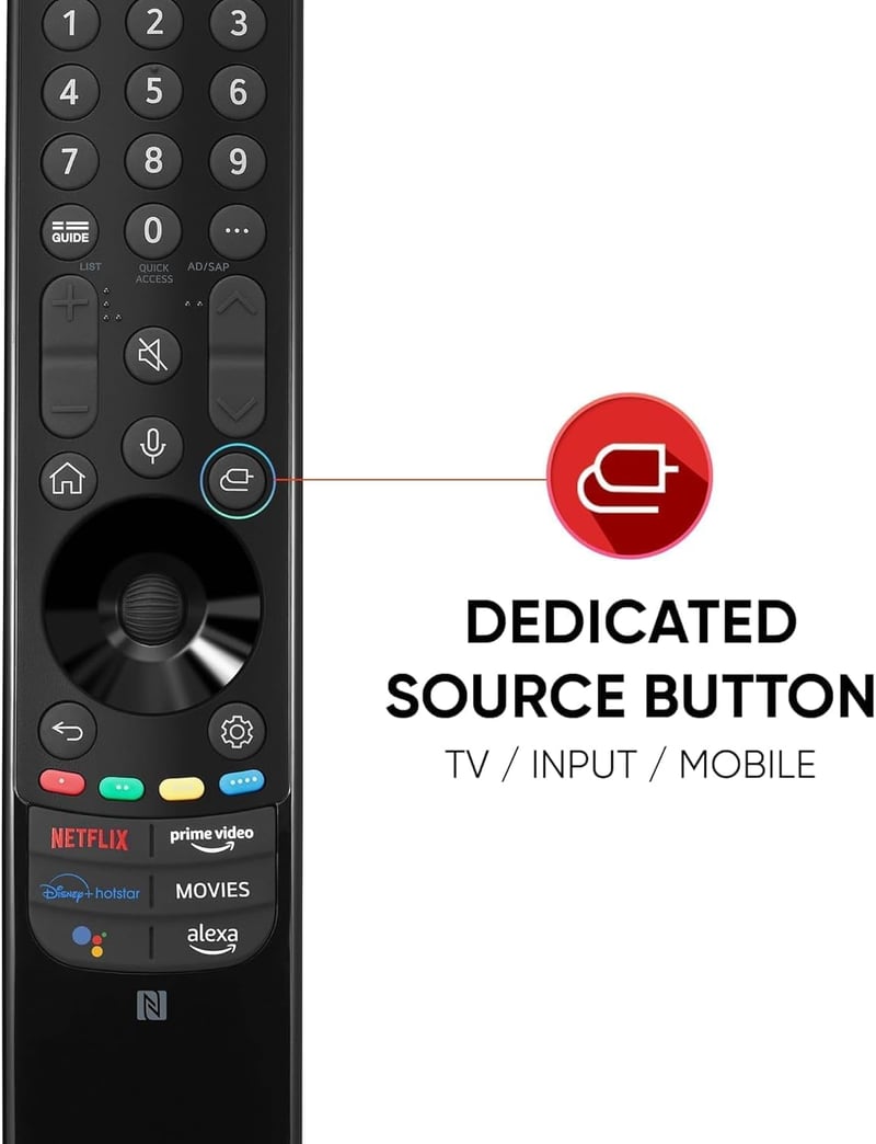 Magic Control LG MR21GA Remote Control LG Channels Movies