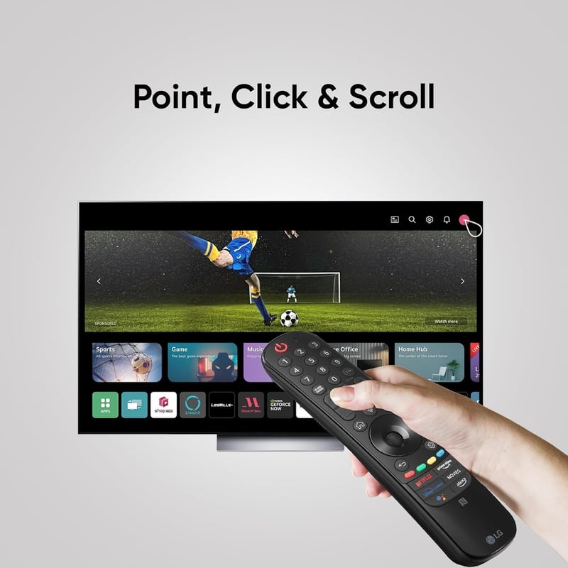Magic Control LG MR21GA Remote Control LG Channels Movies