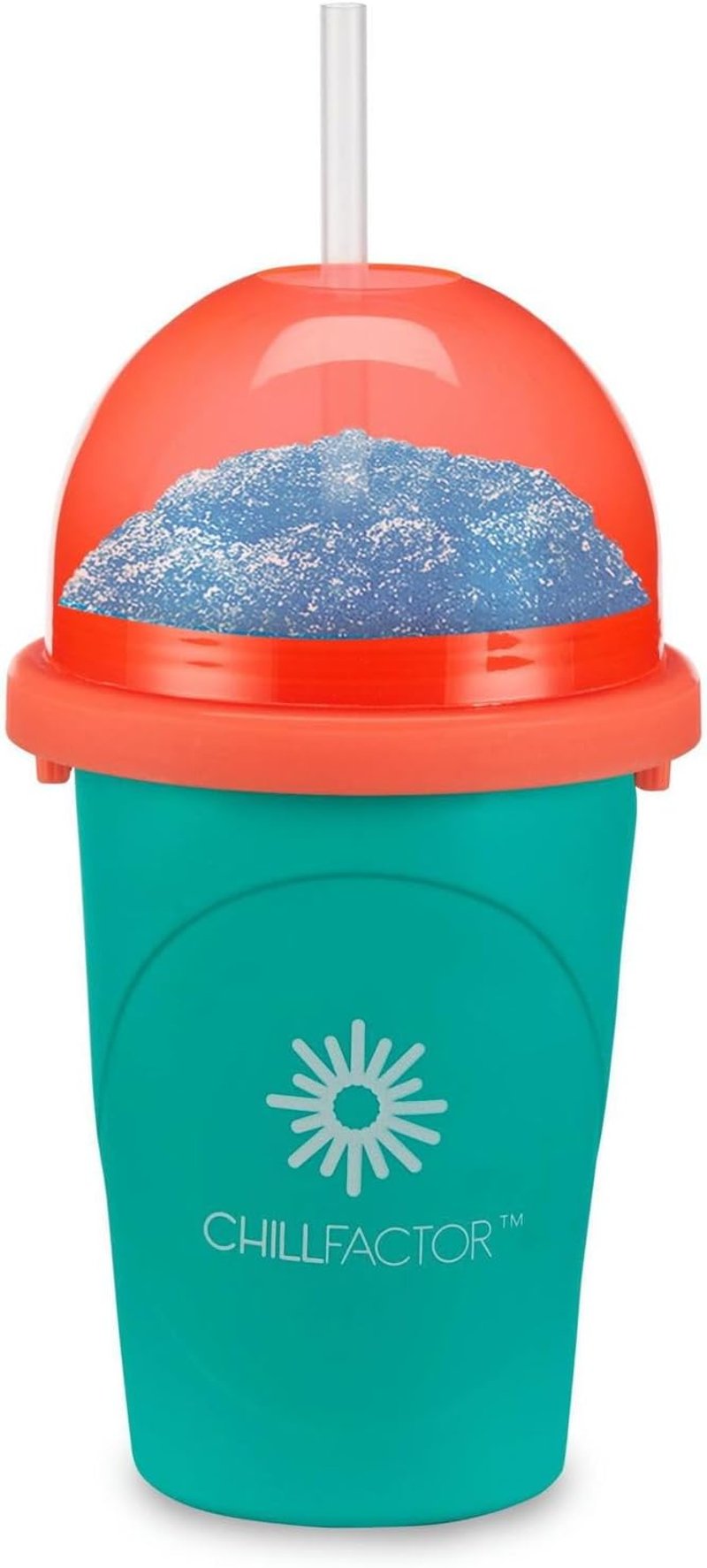Magic Freez Slushy Maker zöld jégkása készítő pohár szívószállal