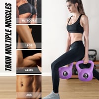 MAGIC SELECT 10kg Neoprén Kettlebell Ergonomikus Fogantyúval Edzéshez 2