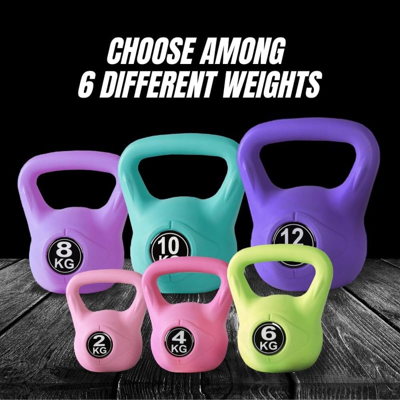 MAGIC SELECT 10kg Neoprén Kettlebell Ergonomikus Fogantyúval Edzéshez