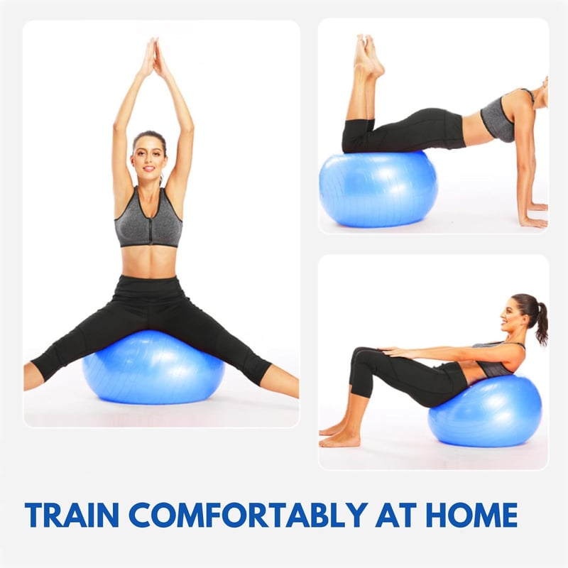 MAGIC SELECT 45cm Gimnasztikai Labda Csúszásmentes Pilates Fitness Egyensúly Tréning Piros