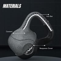 MAGIC SELECT 12 kg neopren bevonatú kettlebell ergonomikus markolattal fitnesz és bodybuilding edzéshez 4