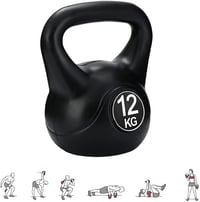 MAGIC SELECT 12 kg neopren bevonatú kettlebell ergonomikus markolattal fitnesz és bodybuilding edzéshez 1