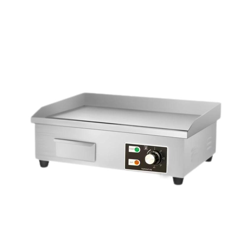 MAGIC SELECT Električni roštilj, ploča 55x35 cm - Nehrđajući čelik, 3000W, termostat 300°C, s posudom za skupljanje ulja, za meso i ribu