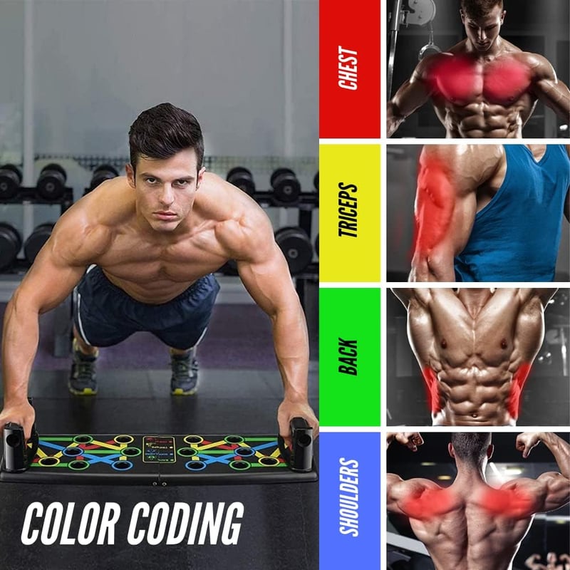 MAGIC SELECT Párhuzamos Fekvőtámasz Rúd Szilikon Fogantyúval - Csúszásmentes Fitness Eszköz Edzéshez, Jógához, CrossFit-hez