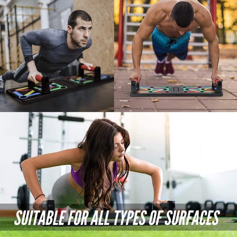 MAGIC SELECT Párhuzamos Fekvőtámasz Rúd Szilikon Fogantyúval - Csúszásmentes Fitness Eszköz Edzéshez, Jógához, CrossFit-hez