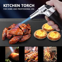 MAGIC SELECT Újratölthető Konyhai Gázperzselő Biztonsági Zárral - Crème Brûlée, Desszertek, Grillezés, Kempingezés - 1300°C Hőmérséklet 2