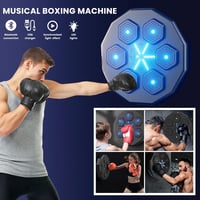 MAGIC SELECT Zenés Boxzsák LED Világítással, Bluetooth Ütésdetektálás és Boxkesztyűvel 2