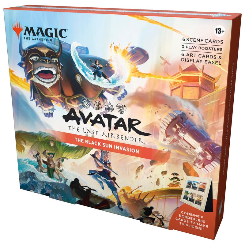 Magic: The Gathering Avatar – Legenda o Aangovi: The Black Sun Invasion Scene Box, anglická verzia kartovej hry