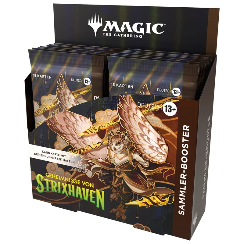 Magic: The Gathering Strixhaven: Škola mágov – Zberateľský booster displej – Nemecká edícia – Kartová hra, doplnkové balenie