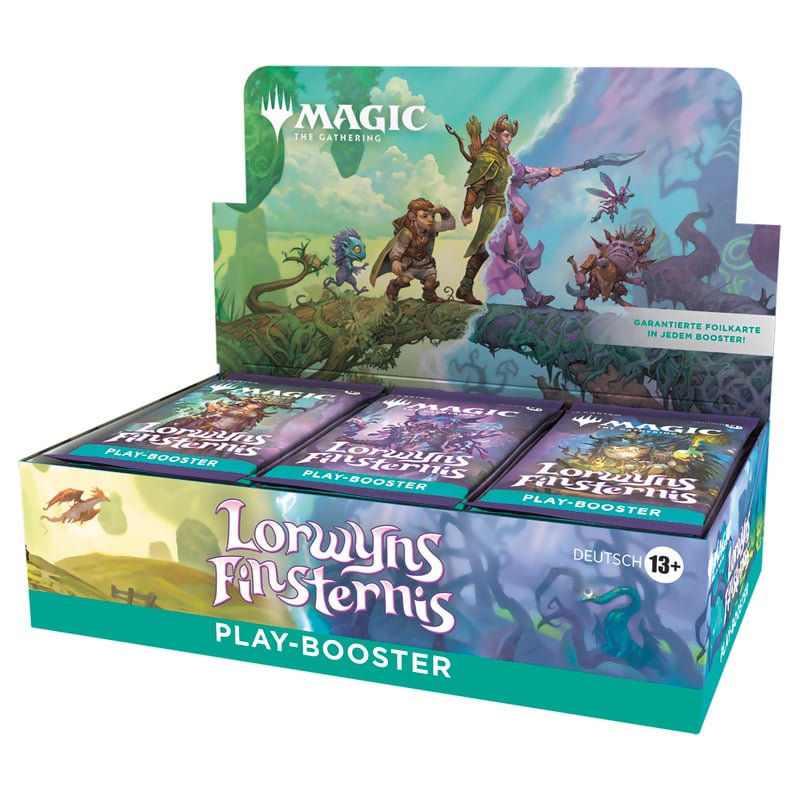 Magic: The Gathering Lorwynsæ temnota Play Booster Display – Nemecká verzia, 36 balíčkov