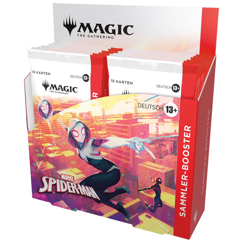 Magic: The Gathering Marvel's Spider-Man Gyűjtői Booster Display – Német verzió – Kártyajáték kiegészítő