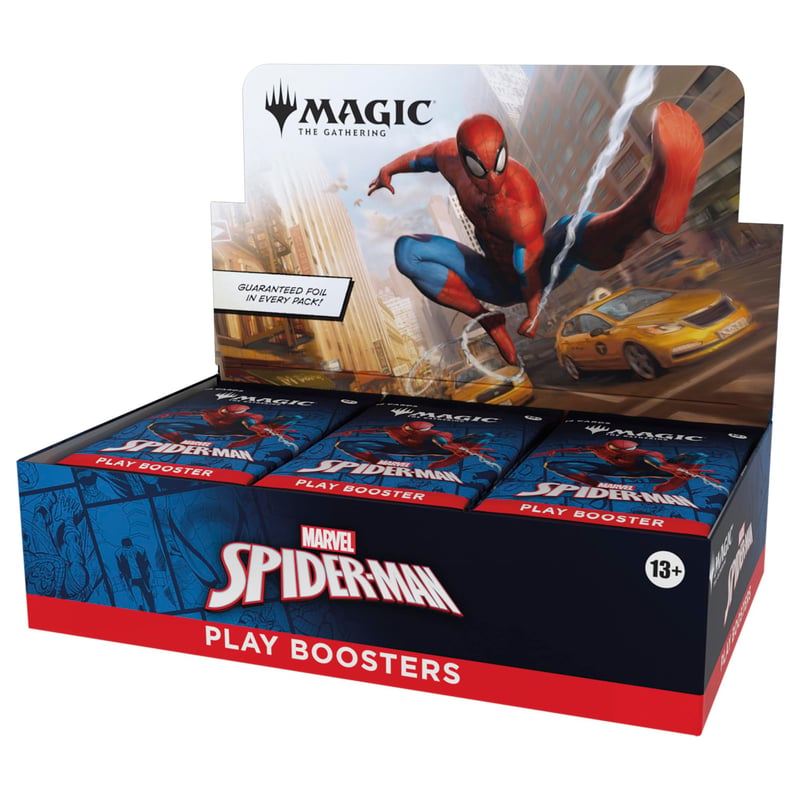 Magic: The Gathering Marvel's Spider-Man Play Booster Display anglické balenie kartovej hry pre zberateľov