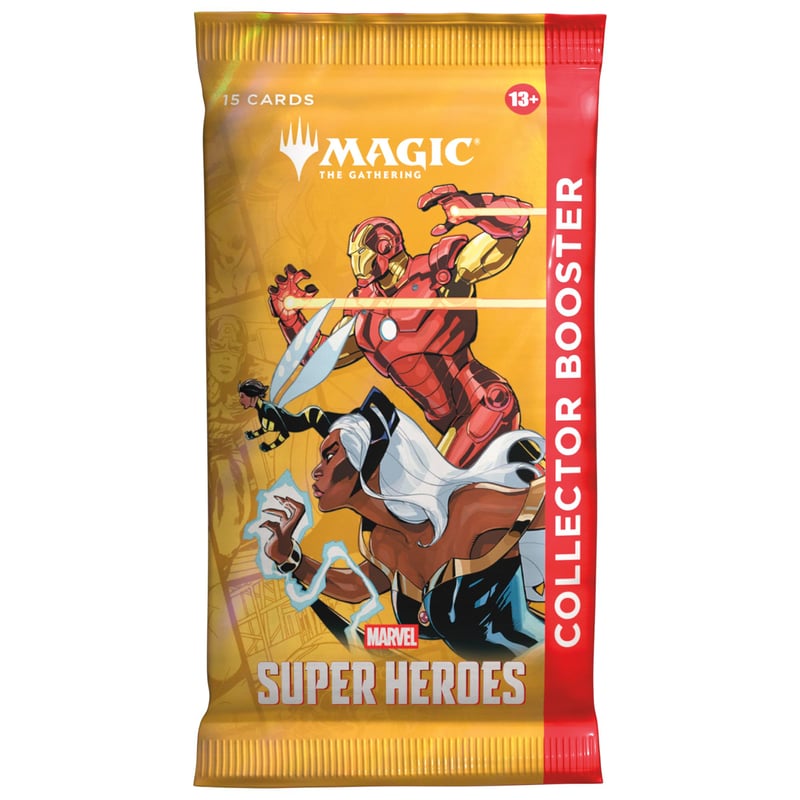 Zberateľský balíček Magic: The Gathering Marvel Super Heroes Collector Booster – zberateľská kartová hra v angličtine