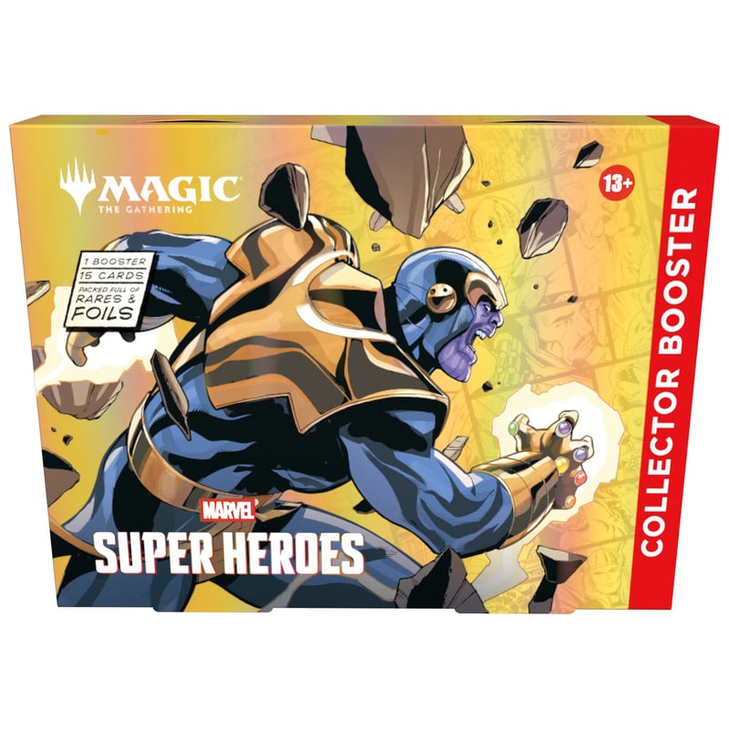 Magic: The Gathering Marvel Super Heroes Zberateľský booster displej - Kartová hra (anglická verzia)