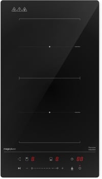 magicplux Beépíthető Indukciós Főzőlap 29 cm - 2 Zónás + Flex Zóna, 9 Teljesítményszint, Gyerekzár, Időzítő, Érintőgombos, 3500W 1