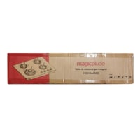 Magicplux MGHG46S02 ugradbena plinska ploča za kuhanje s 4 plamenika - crna - 60 cm, 7800W 2