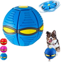 MagiSel Interaktív Kutyajáték Repülő Korong - Kék Frisbee Labda Minden Kutyafajtának, Hordozható Játékeszköz Háziállatoknak, 180g 1