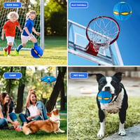 MagiSel Interaktív Kutyajáték Repülő Korong - Kék Frisbee Labda Minden Kutyafajtának, Hordozható Játékeszköz Háziállatoknak, 180g 7