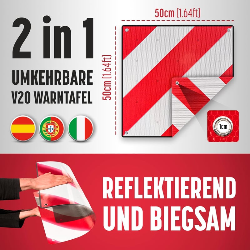 MAGMA Signal Set V20 kerékpáros szállító polipropilén védőborítással