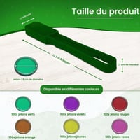 Mágneses Bingó Készlet Zöld - 1 Mágneses Pálca és 100 Lottó Zseton, Oktató Társasjáték Gyerekeknek Praktikus Tárolóval 5