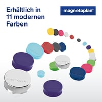 magnetoplan Ergo Large magnet, 34 mm x 12,5 mm, 10 ks, červený 2