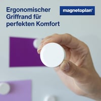 magnetoplan Ergo Large magnet, 34 mm x 12,5 mm, 10 ks, červený 4