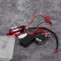 MAGT 1/10 Fém RC Csörlő Távirányítóval - Kompatibilis Traxxas/HSP/Redcat Modellekkel, Hernyótalpas Technológia 2