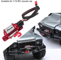 MAGT 1/10 Fém RC Csörlő Távirányítóval - Kompatibilis Traxxas/HSP/Redcat Modellekkel, Hernyótalpas Technológia 3