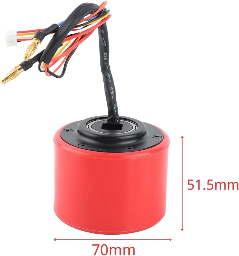 MAGT 70mm elektromos gördeszka kerék 150W hub motor 24V 36V