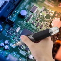 MAGT HS-1115K Bután Gázos Forrasztópáka Készlet - 10 az 1-ben Hordozható Vezeték Nélküli Forrasztó Pisztoly Átlátszó Tartállyal Elektronikai 2