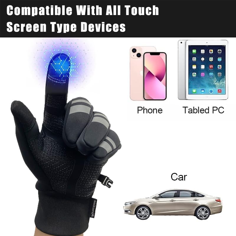 Magwave Touchscreen Téli Kesztyű Kerékpározáshoz Futáshoz Vezetéshez