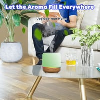 maiborna Aromadiffúzor 200ml Sárga Illóolaj Párásító Automatikus Kikapcsolással Hálószoba Iroda Otthon 7