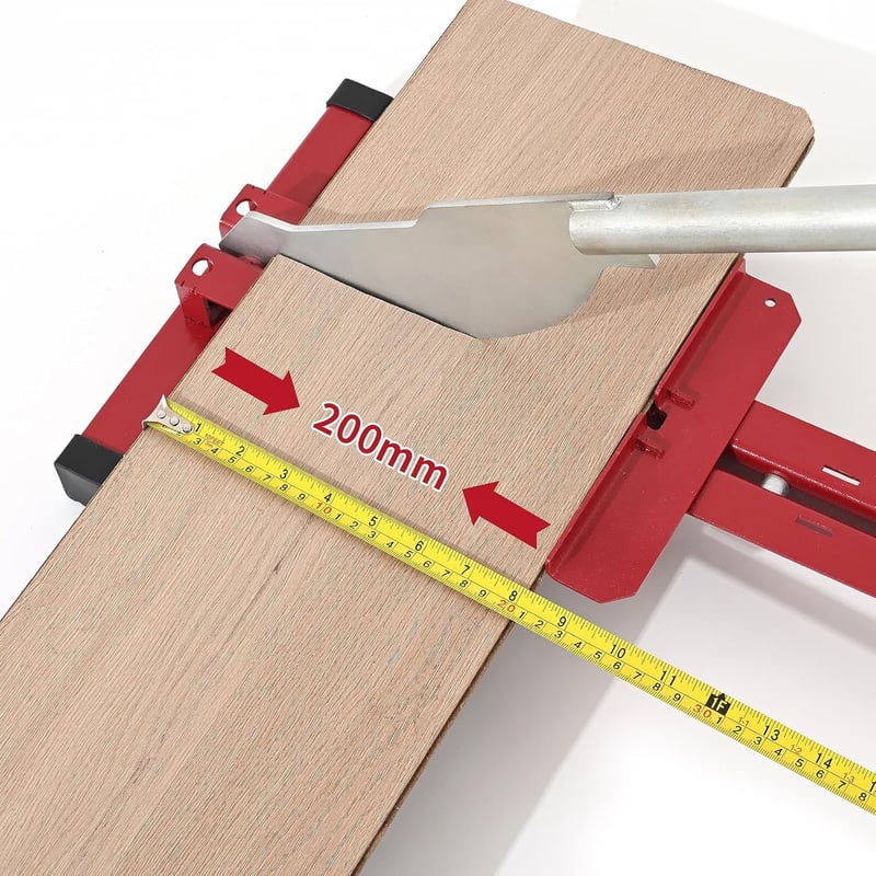 MAIHUITE Laminát Vágó 12mm Vastagság 200-300mm Szélesség Professzionális Telepítéshez - Red, HSS
