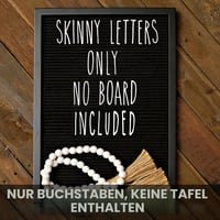 MAINEVENT Rae Dunn stílusú filc betűkészlet letterboardhoz - 2 hüvelykes, fehér 3