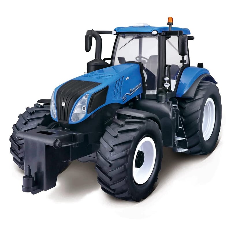Traktor na diaľkové ovládanie Maisto Tech R/C New Holland T8.320 so svetlometmi a zvukom motora, 37 cm, modrý, 2,4 GHz, od 8 rokov