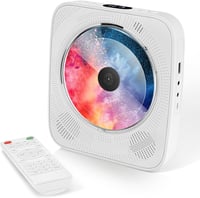 MAITE Bluetooth CD Lejátszó Hordozható Fali Rádió HiFi Hangszórókkal USB MP3 FM Távirányítóval Fejhallgató Csatlakozóval 1