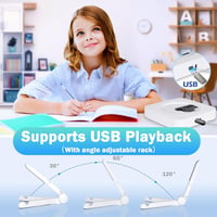 MAITE Falra szerelhető Bluetooth CD lejátszó HiFi hangszórókkal - FM rádió, USB, AUX bemenet, fejhallgató csatlakozó, távirányító, húzókapcs 9