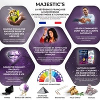 Pendul Egiptean THOT Majestic cu Martor - Radiestezie și Geobiologie - Pendul Divinatoriu din Cupru Argintat - Baghetă Radiestezică Universală Magnetizabilă 38 g 8