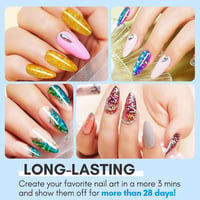 Makartt Nail Foil Ragasztó Gél - Köröm Transfer Matrica Applikátor 15ml 4