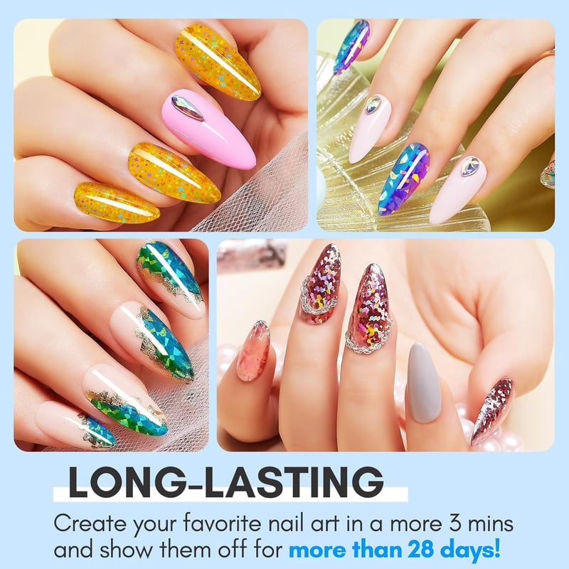 Makartt Nail Foil Ragasztó Gél - Köröm Transfer Matrica Applikátor 15ml