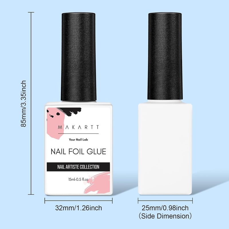 Makartt Nail Foil Ragasztó Gél - Köröm Transfer Matrica Applikátor 15ml