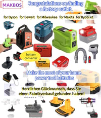 MAKBOS Akkumulátor Adapter 18V Munkalámpa - Kompatibilis Milwaukee M18 és Dewalt 20V Akkukkal - LED Építkezési Reflektor, Munkahelyi Világít 7