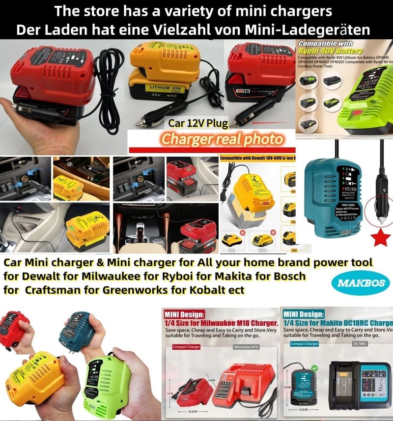 MAKBOS Autó Bikázó Adapter Einhell 18V Akkumulátorhoz, Hordozható Jump Starter Power Bank Átalakító 12V Autóindításhoz