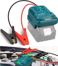 MAKBOS Autó Indítósegéd Adapter Makita 18V Akkumulátorhoz, Hordozható Powerbank Átalakító 12V Autó Indításhoz 1