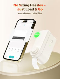 Makeid L1 Bluetooth Címkenyomtató, Hordozható Mini Címkéző Készülék Otthonra és Irodába, 9-16mm Nyomtatási Méret 3
