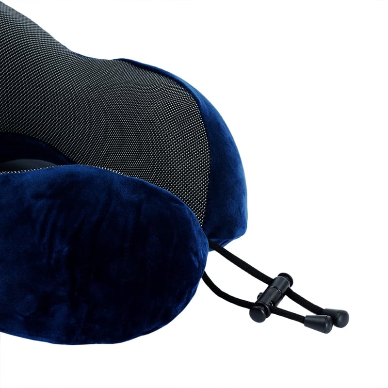 Makimoo memóriahabos nyakpárna 360° fejpárna utazáshoz kék - Blue