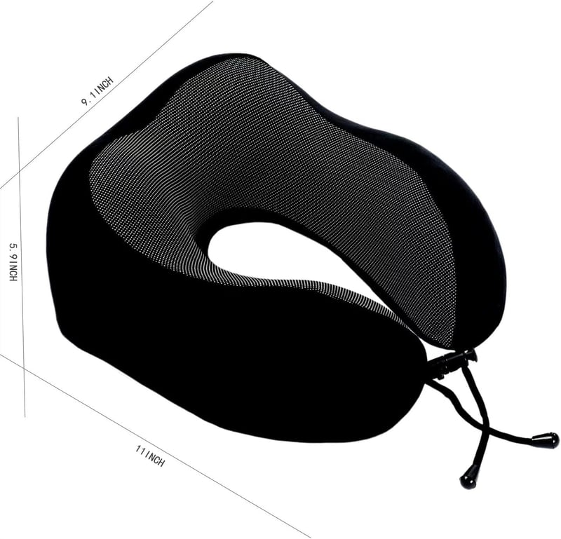 Makimoo Memory Foam Nyakpárna 360° Fejpárna Utazáshoz Repülőre Autóba