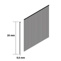 Makita F-31838 Klincové kolíky bez hlavičky 25mm 23g - 10000 ks Strieborné sponky v balení pre domácich majstrov a prácu s drevom 2